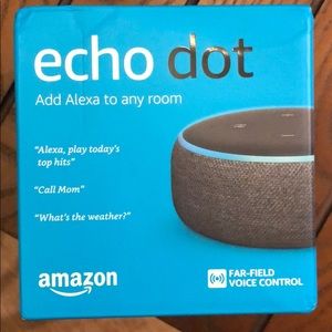 Echo Dot (3rd Gen) - speaker with Alexa - Charcoal